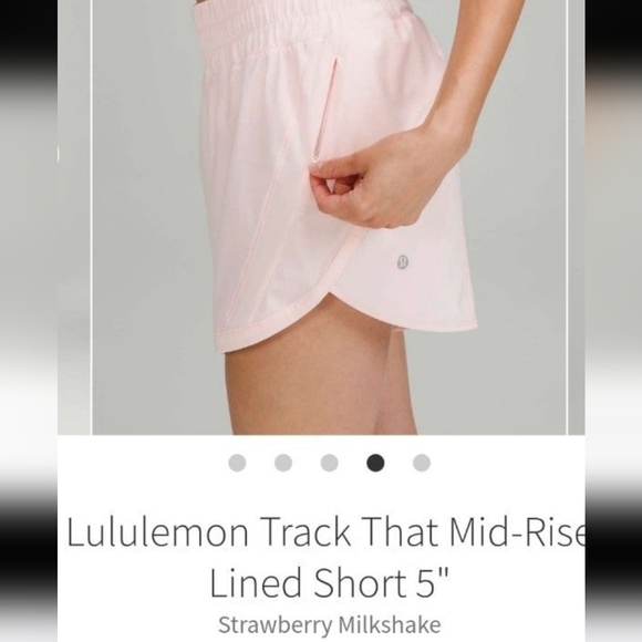 Lululemon Tracker Shorts Strawberry Milkshake - Picture 4 of 7